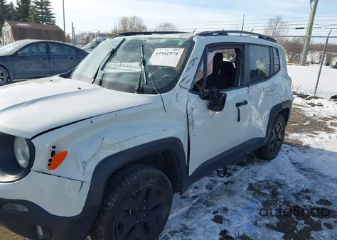 2018 Jeep Renegade Upland Edition 4X4 z USA, uszkodzony, nr VIN ZACCJBAB4JPH67433
